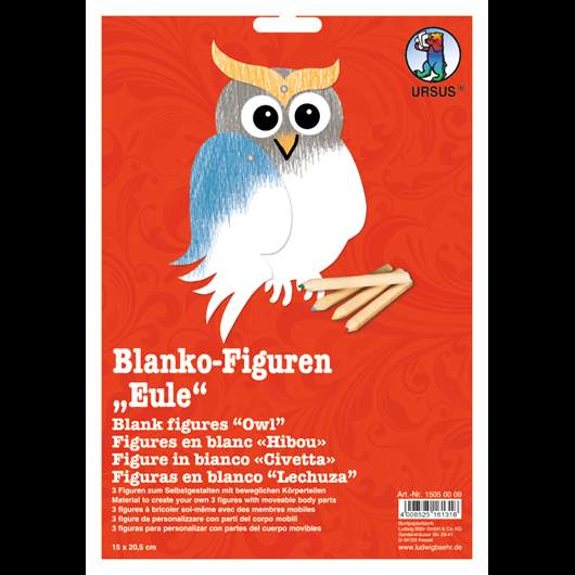 Blanco figures 350gr 15x20,5cm - Owl